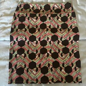 LuLaRoe- 3x Minnie Mouse printed stretch fitted skirt
